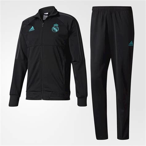 adidas real madrid presentatie trainingspak 2017 2018 black|Adidas Real Madrid tenues.